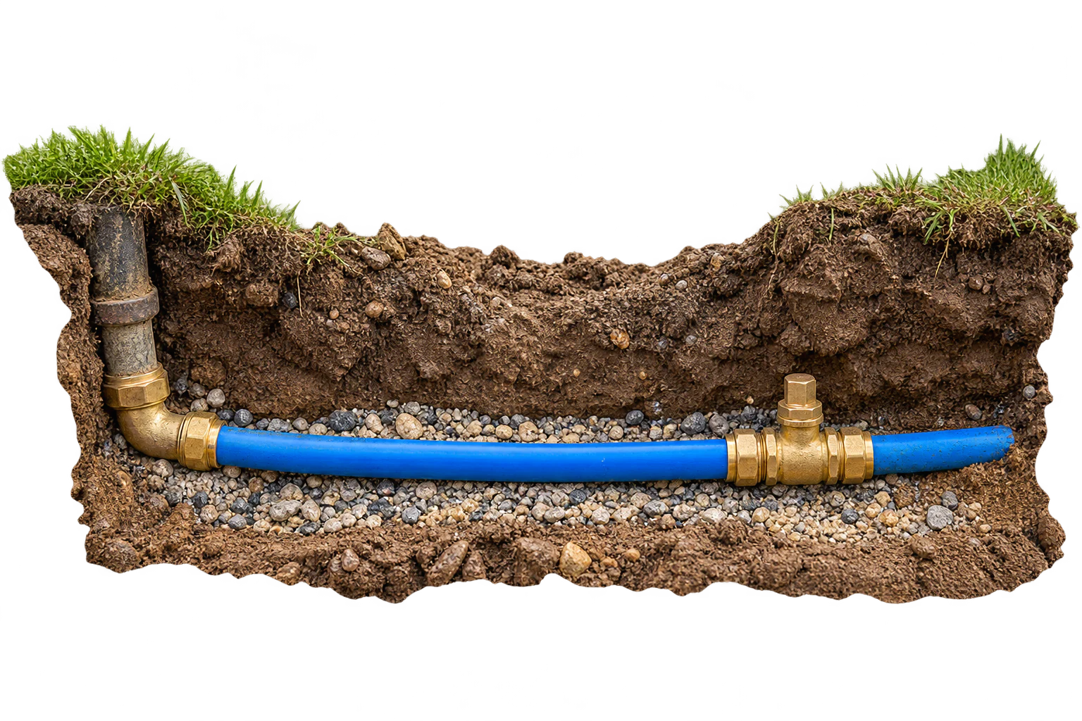 Water Line Replacement illustration
