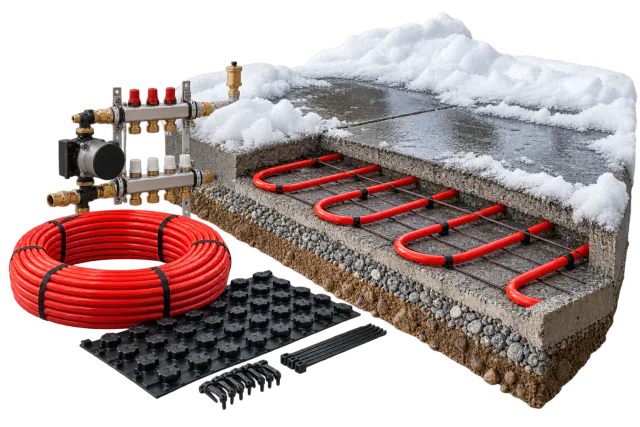Heated Driveways & Snow-Melt illustration