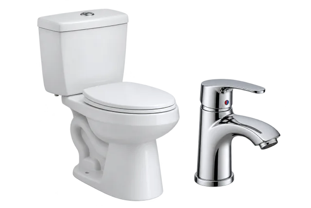 Toilets & Faucets illustration